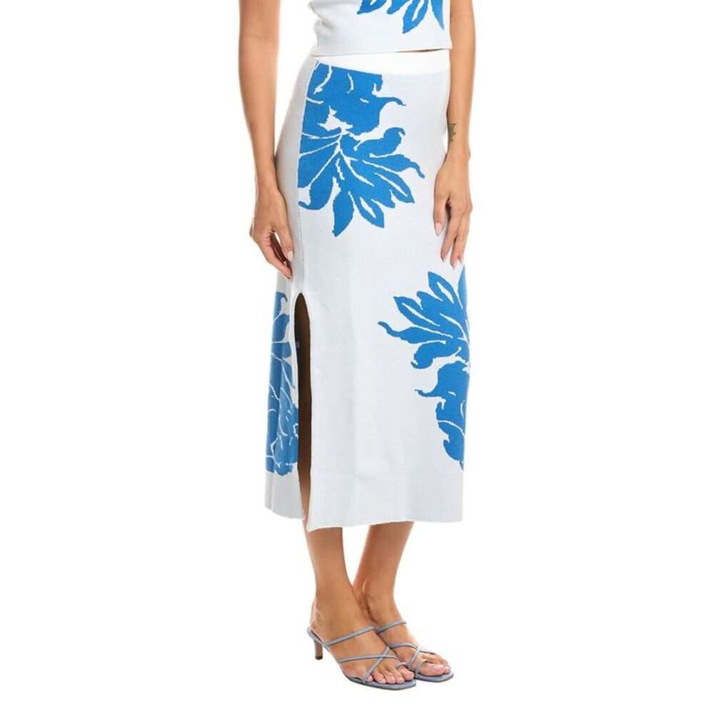Fate Womens  Maxi Skirt, Blue